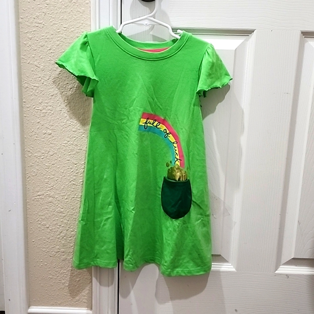 Cat & Jack St Patrick's Day lucky top and leggings